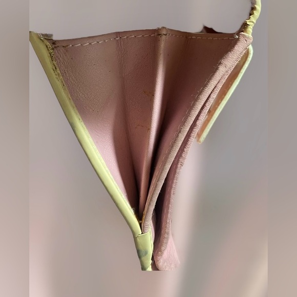 Christian Dior EUC Vintage Monogram Pink & Cream Trotter Compact Wallet - Picture 8 of 9